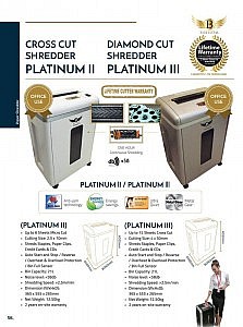 Biosystem PII Shredder & Biosystem PIII Shredder Brochure-On-Display-At-Safes-And-Office-Security-Systems-Ltd-Shops-Showroom-In-Nairobi-Kenya