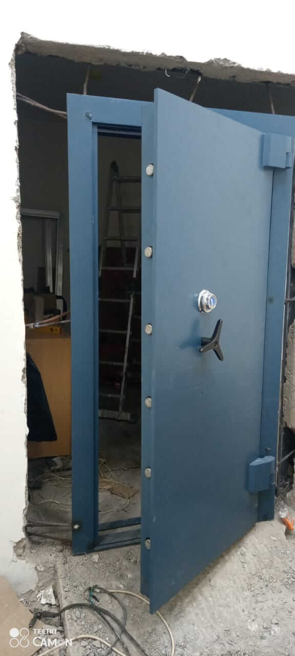 Security Doors On Display At Safes And Office Security Systems Ltd Shops Showroom In Nairobi Kenya (