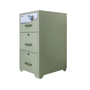 Fireproof Cabinet FCR 3 Drawers On Display At Safes And Office Security Systems Ltd Shops Showroom In Nairobi Kenya