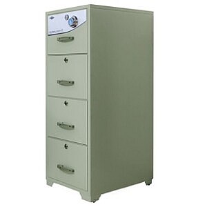 Fireproof Cabinets FCR 4 Drawers On Display At Safes And Office Security Systems Ltd Shops Showroom In Nairobi Kenya