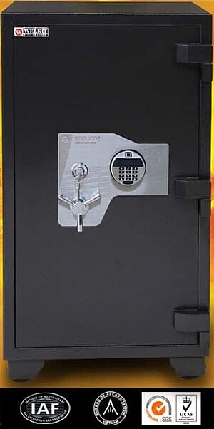 Bankers Safe BS LX880 Black On Display At Safes And Office Security Systems Ltd Shops Showroom In Nairobi Kenya 3