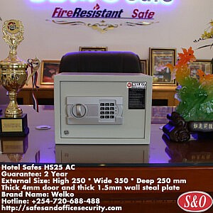 Hotel Safe H25 On Display At Safes And Office Security Systems Ltd Shops Showroom In Nairobi Kenya